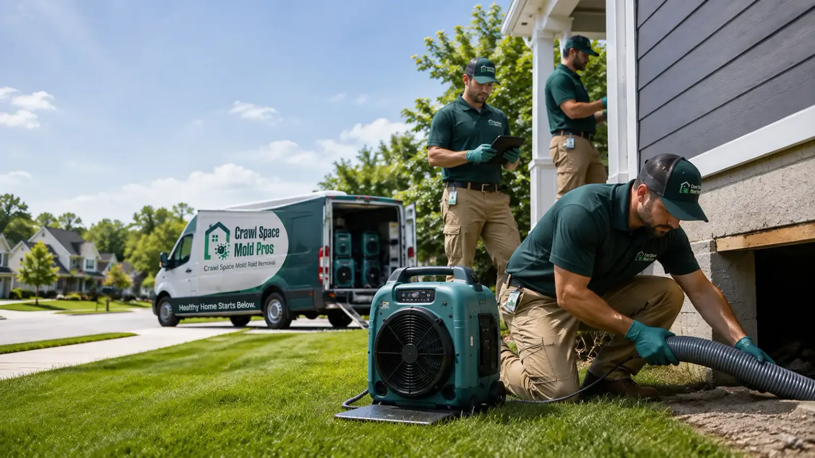 Crawl Space Mold Removal in Walhonding, OH